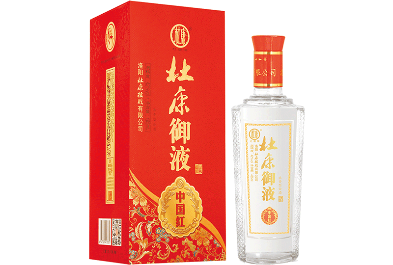 杜康御液中国红(透明瓶)(图1)
